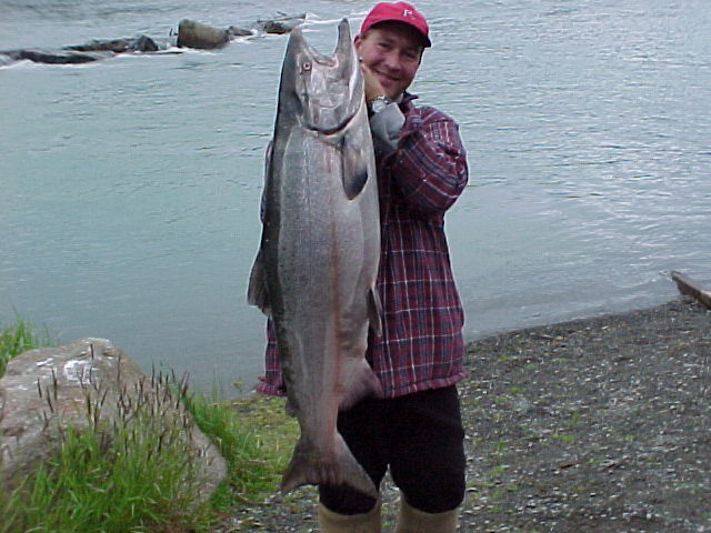 Bob takes a day off the Kasilof and heads over to the big river (Kenai), he can catch fish there too!