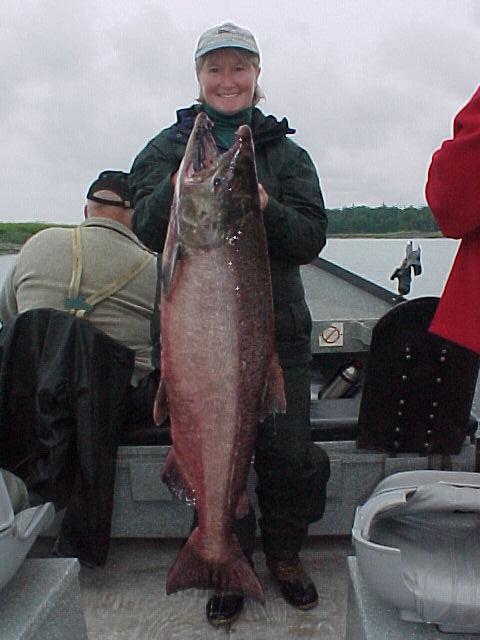 Mrs. C is known for catching some dandy fish, and this one just adds to her list!