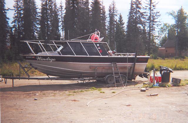 The Windigo eagerly awaits her next group of guests to chase after some monster halibut!