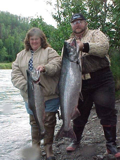 A nice pair of July Kasilof kings.