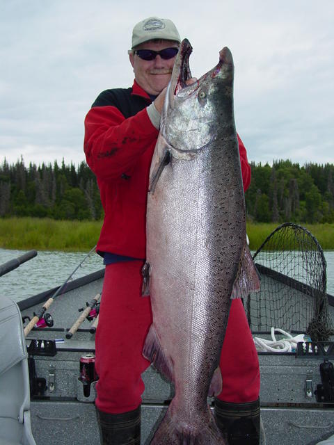 A nice stop before heading to Kodiak for some lingcod fishing ... some early July Kasilof king fishing for some jumbo second-run