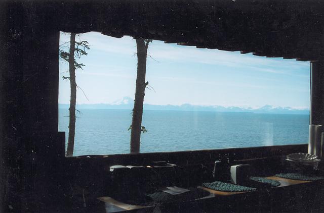 A million-dollar view for a lot less per evening! Your view from Ocean Bluff of Cook Inlet and the high peaks of the Alaska Rang