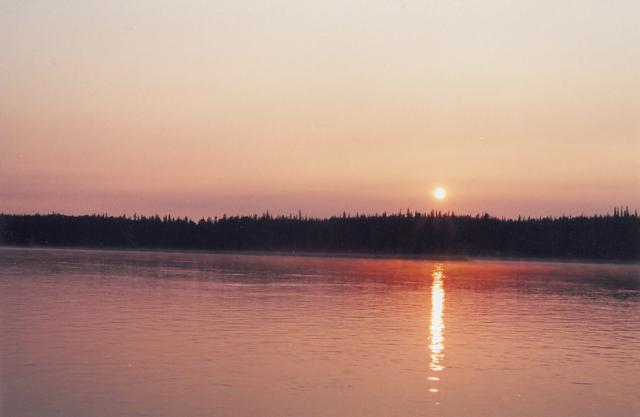 A beautiful sunrise over the tideflats while fishing for silvers.