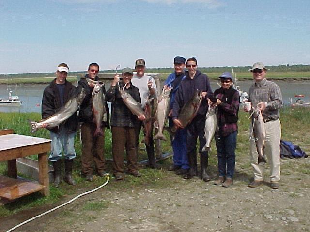 Kings all the way around for some July anglers on the Kasilof.