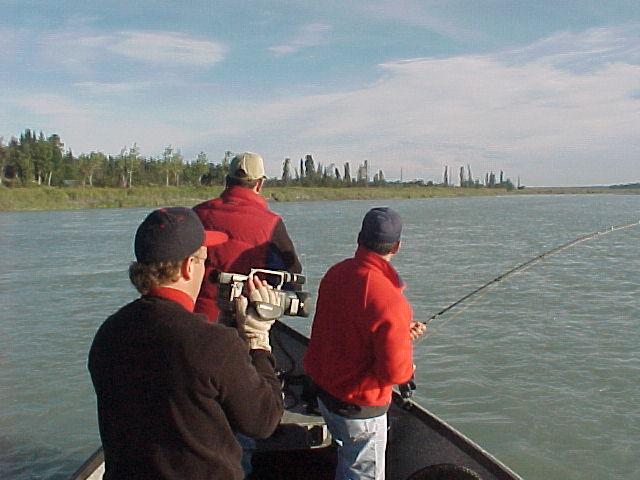 A silver doubleheader makes for some exciting footage for the NW fishing show, "Fisherman's Heaven".