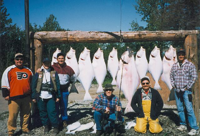 Another successful day on the saltwater for some Ninilchik halibut.