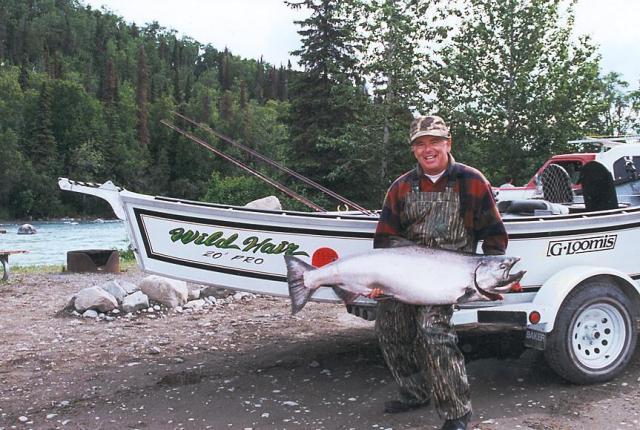 A 54 pund June Kasilof River chinook.