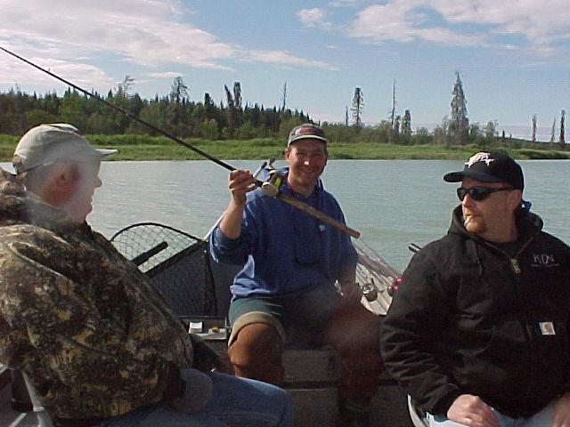 A lost rod from another boat makes an interesting catch of the day!