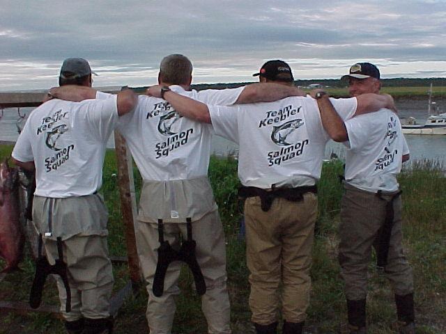 A new trip shirt every year for the Hormel Boys .. this year, Team Keebler Salmon Squad, as in "crackers".