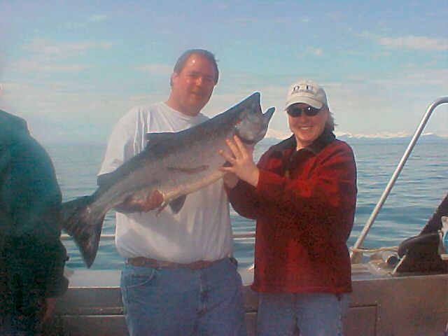 May combo (kings / halibut) fishing on Cook Inlet.