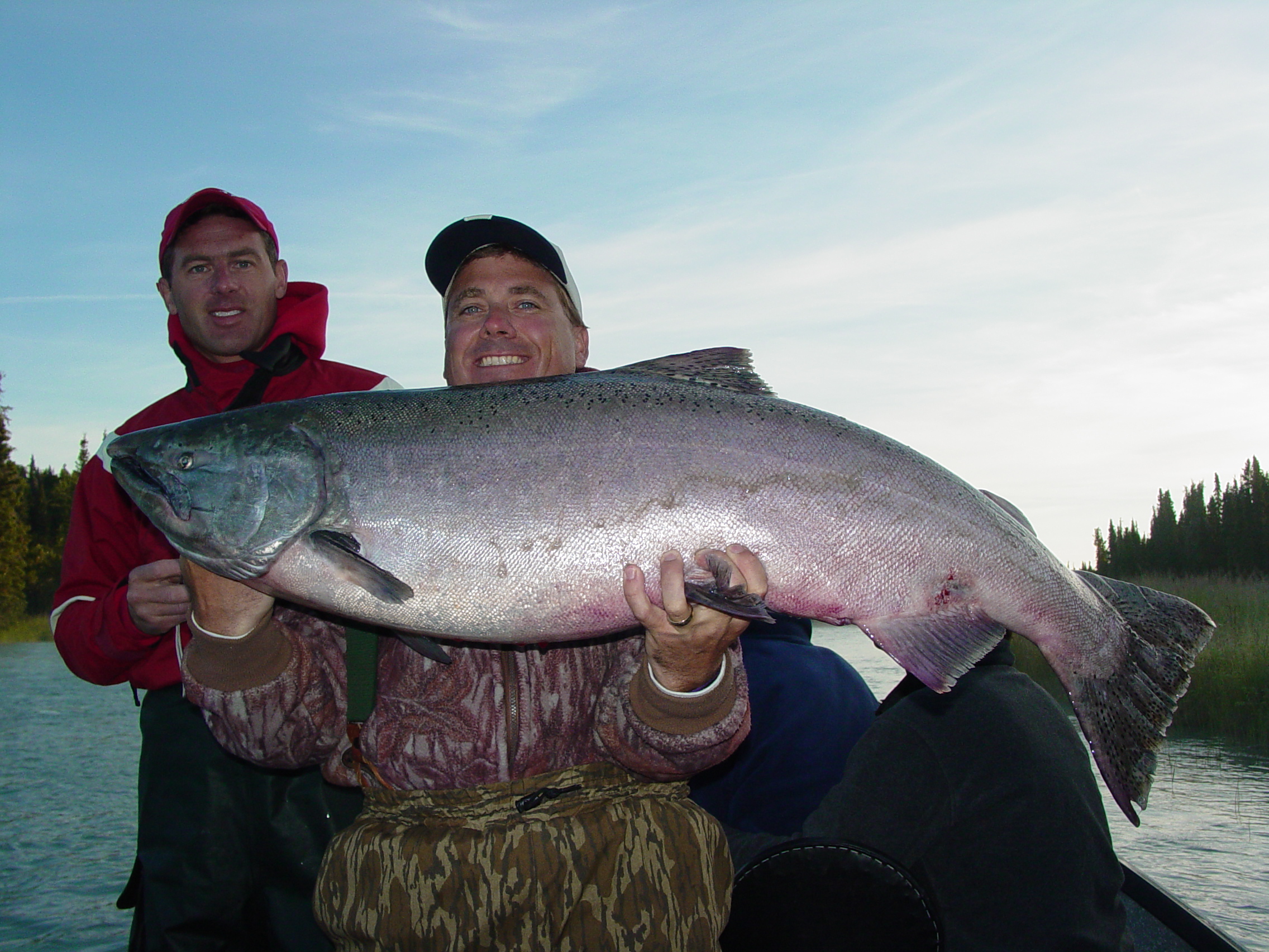 Just a wee bt bigger than the Great Lakes kings these fellas are used to!