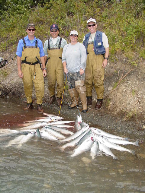 Good thing there are no sharks in the waters of the Kenai!