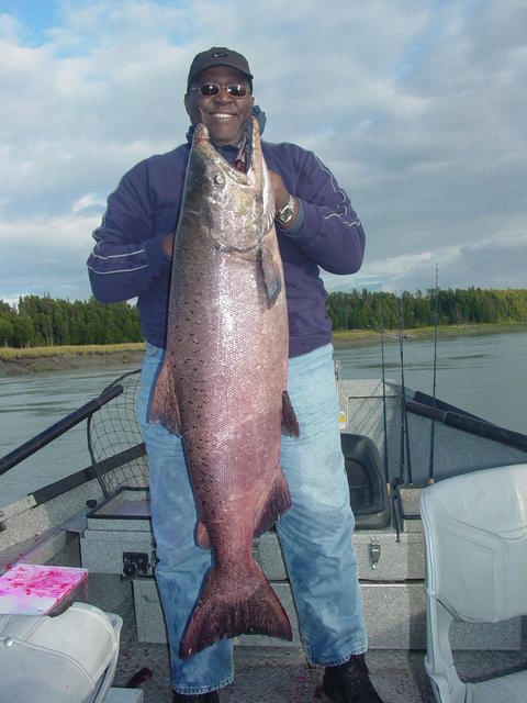 A long-time guest in our WA fisheries, Clyde pays us a visit on the Kasilof.