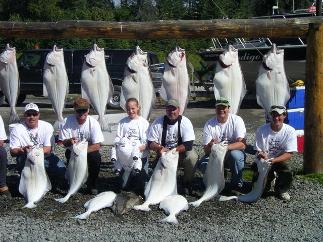 Yep, there's that pig again. This time in '05 on the Hawkshead's halibut trip.