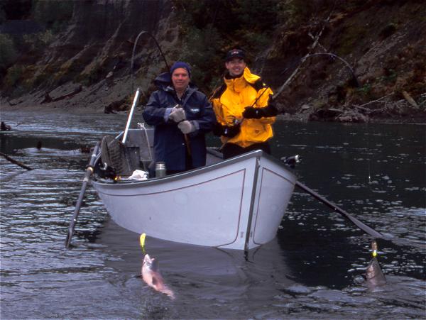 Fall salmon doubleheader.