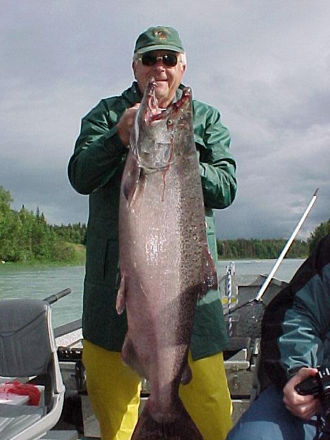 "Banana Bill" on his first Kasilof adventure was looking for 40+ pounds ... mission accomplished!