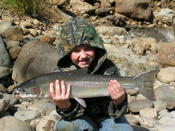 Beau with his first.