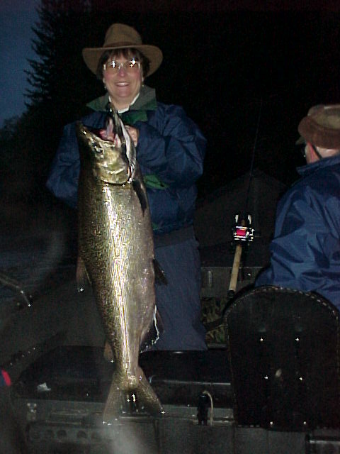 Pre-dawn king salmon!