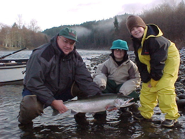 Our first fish of the new millenium ... we'll never again have one of these!