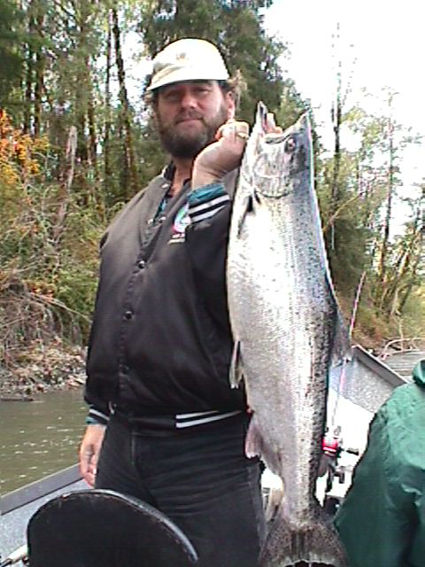 A fall king salmon from tidewater.