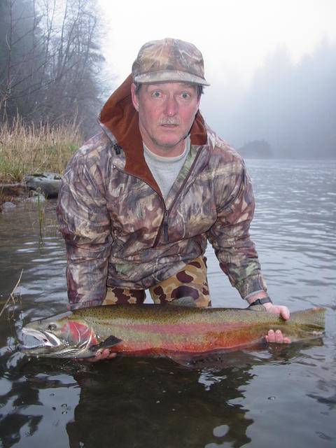 Because here's the same steelhead again, the following day!