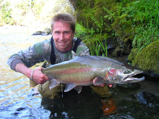 Trophy-class steelhead from the Hoh River.