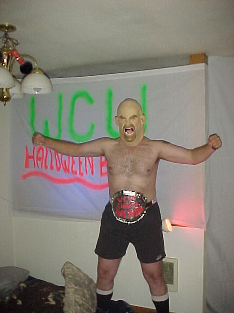 Visit our house on Halloween and you might be greeted by Goldberg!