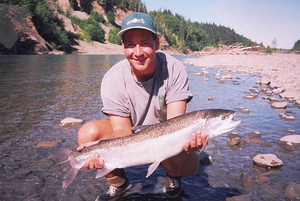 Prior to summering in Alaska, the Hoh in the summer provided us with some steelhead action!
