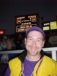 Bob's a happy camper during the closing minutes of a UW Rose Bowl win over Purdue!