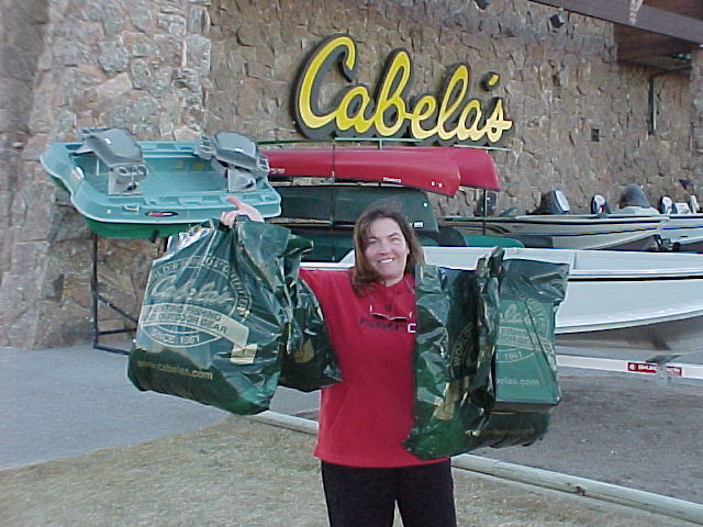A trip to the 2002 SLC winter games was preceeded by a detour to Nebraska. Nebraska in February?? For Cabela's of course!