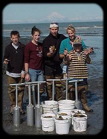 Razor Clamming at its finest!