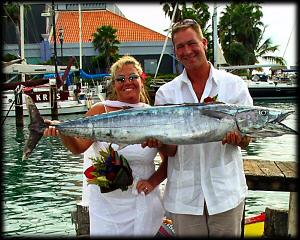 Bob & Corey on their wedding day, January 19, 2005 in Aruba, NA