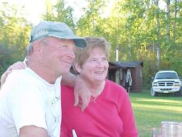 Lots of fun in the sun on our day off. Art and Sue posing for picture time.