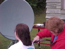 Camp haircuts from Sue!!