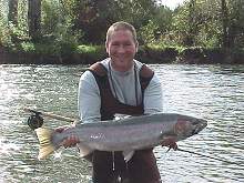 Bob with his second fish of the day