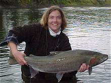 Corey with a 39 inch steelie