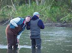 Fishing makes me so sleepy ... I could take a nap right here!