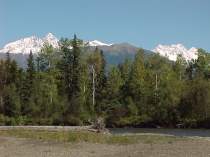 Blue skies and sunshine, and a little snow on the mountains thrown in for good measure!