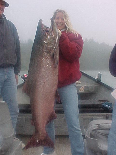 Jennifer Parrick often comes with her husband, nicknamed "Lucky" for the nice fish they've seen over the years. See th