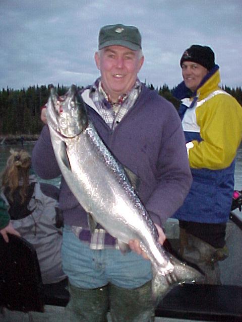 Our first king of the 2000 season, on the Kasilof bait opener of May 16.