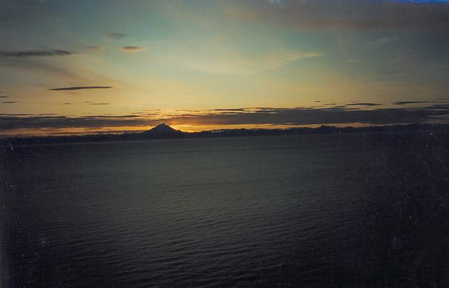 Mt. Redoubt again with an August sunset.