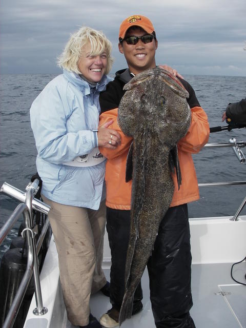 Now that's a lingcod. Almost 60 lbs. of Seward gold!