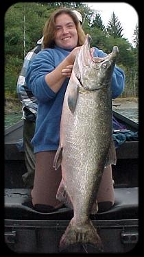Washington Salmon Fishing - Washington Fishing - Olympic Peninsula Fishing  Guides - Fall King and Silver Salmon Fishing near Forks